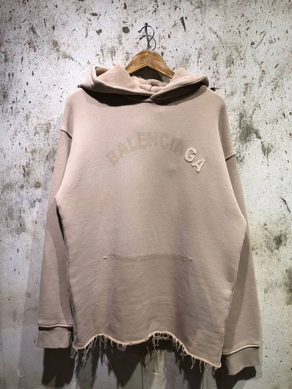 Balenciaga Beige Hoodie Hoodie