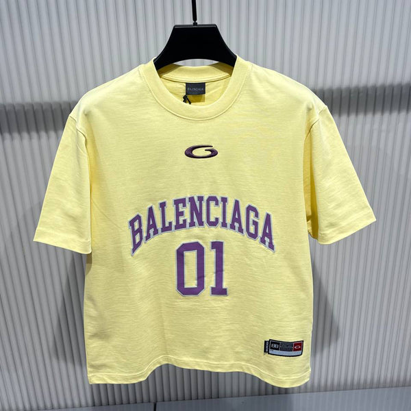 Balenciaga Beige/Purple T-shirt