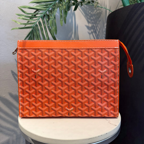Goyard Toiletry Pouch Orange