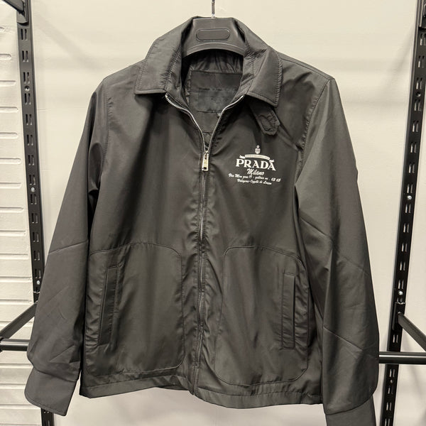 Prada Black Lightweight Blue Jacket