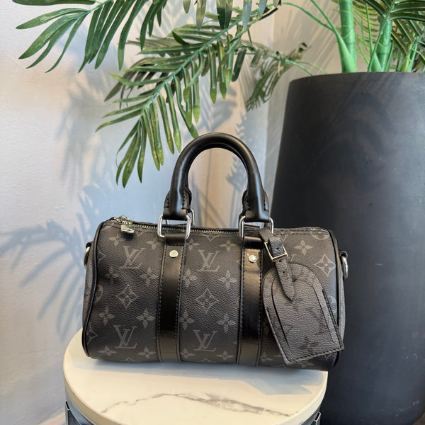 Lv Keepall Bandoulière 25 Monogram Eclipse