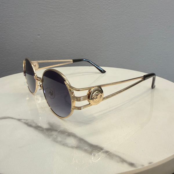Versace Black/Gold Sunglasses
