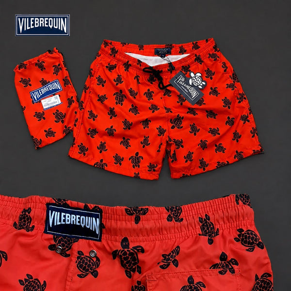 Villebrequin Swim Shorts Red/Black