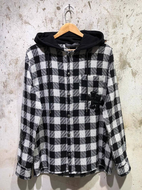 Chrome Hearts Black/White Knited Overshirt