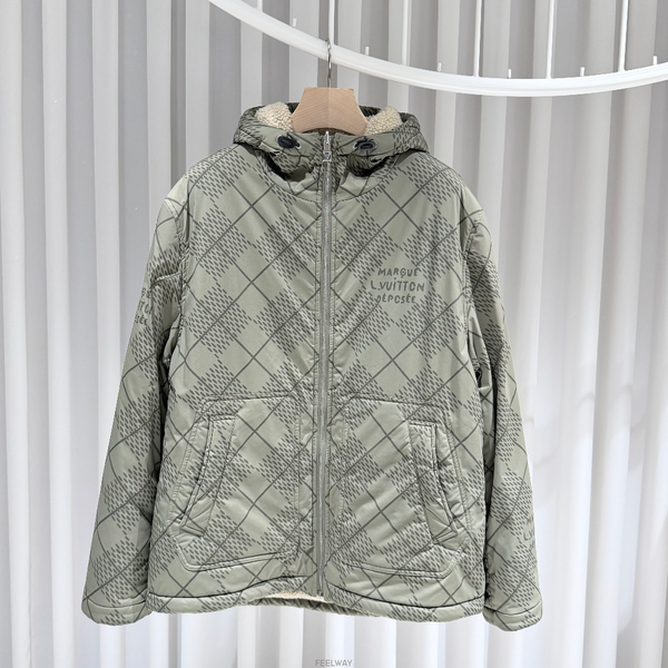 Lv Khaki Double Face Puffer