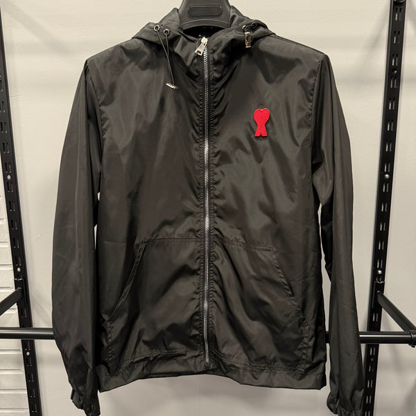 Ami Lightweight Black Windbreaker