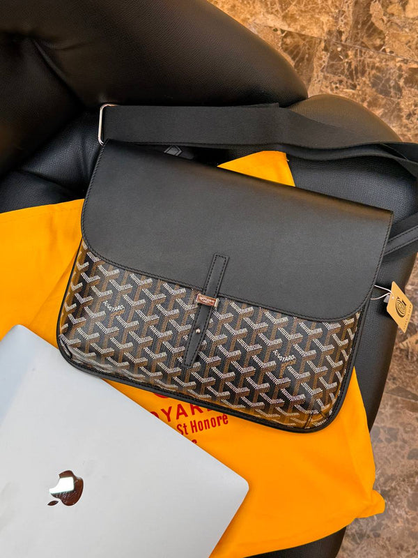 Goyard Coursier Black Messenger Bag