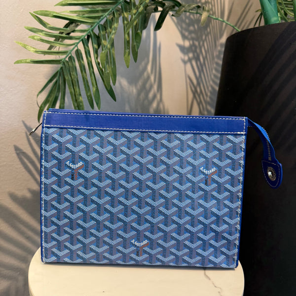 Goyard Toiletry Pouch Blue