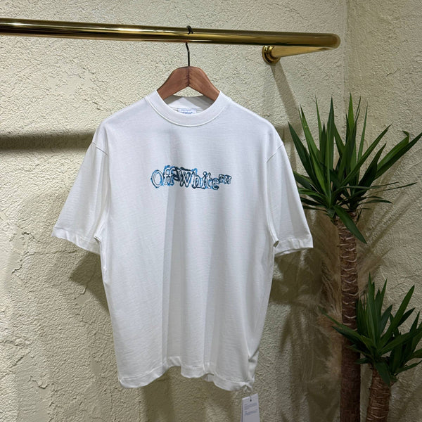 Off-White White/Blue T-shirt