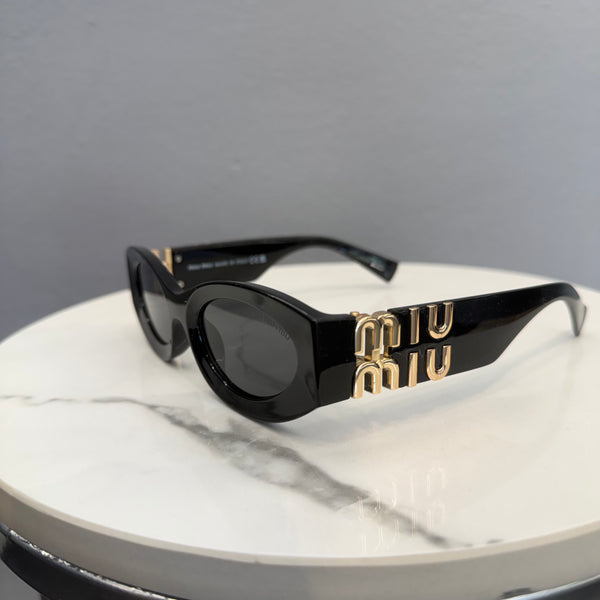 Miu Miu Black/Gold Sunglasses