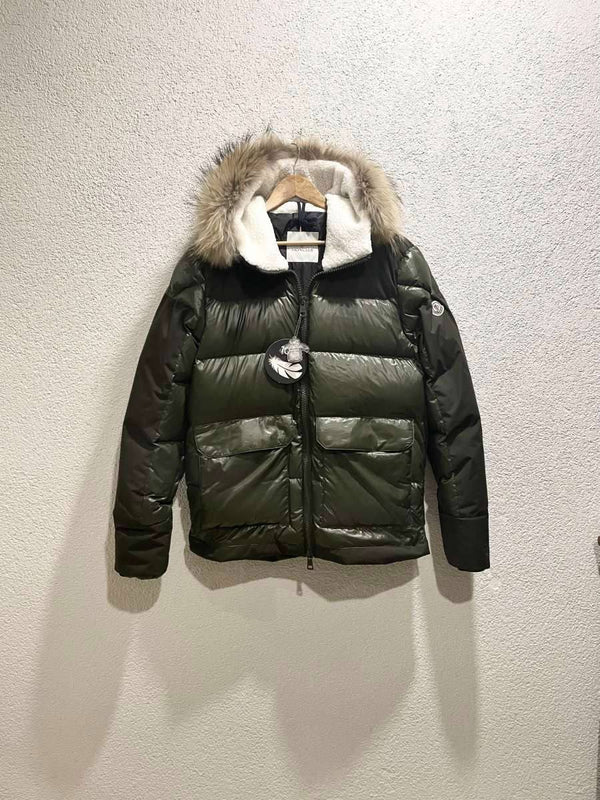 Moncler Khaki Puffer 100% Feather Dawn