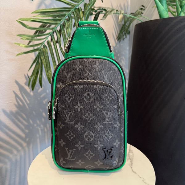 Lv Avenue Monogram Eclipse Green