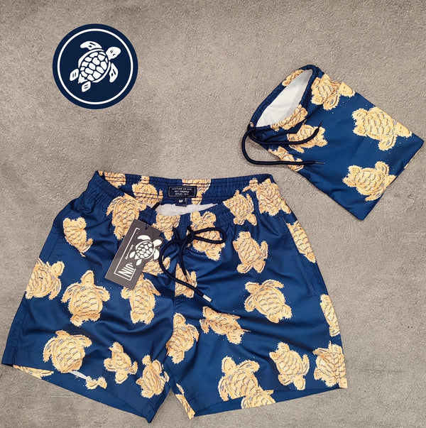 Villebrequin Swim Shorts Blue/Beige
