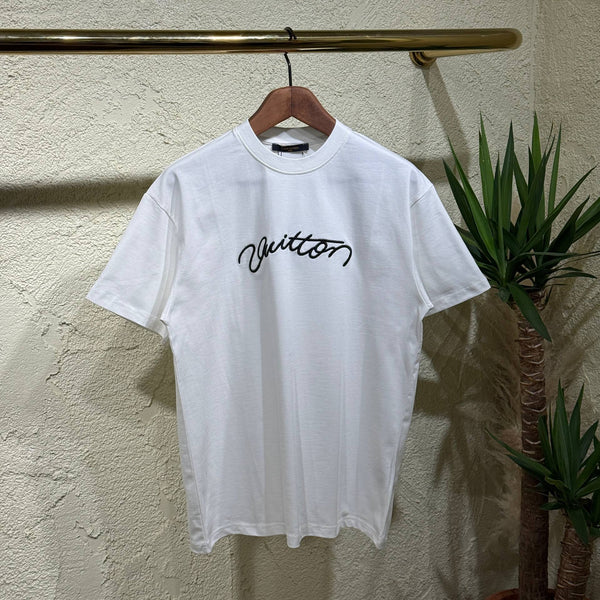 Lv White/Black T-shirt SKU-1