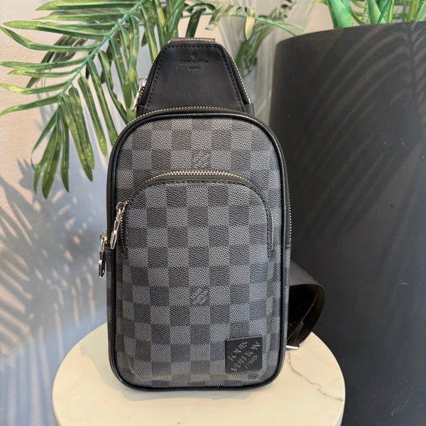 Lv Avenue Graphite Damier