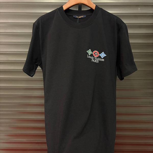Lv Paris Black T-shirt