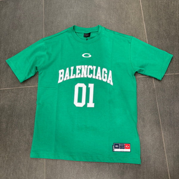 Balenciaga 01 Green/White T-shirt
