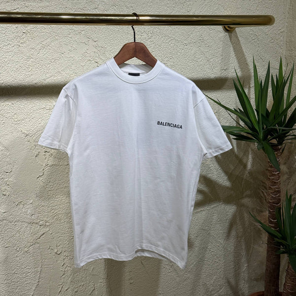 Balenciaga White/Black T-shirt Sku-1