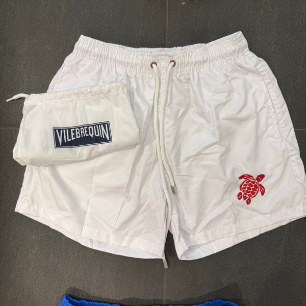 Villebrequin Swim Shorts  White/Red